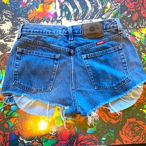 Wrangler daisy duke cut off jean shorts